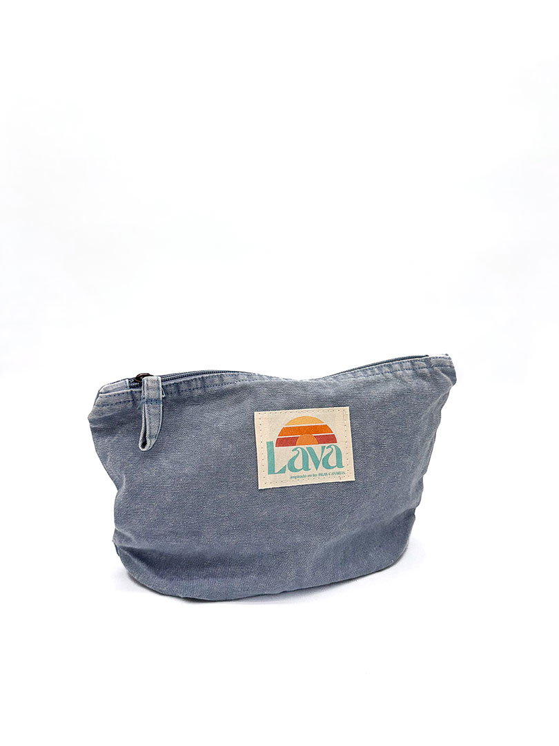 BEACH POUCH - atlantic blue