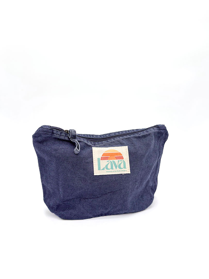 BEACH POUCH - midnight blue