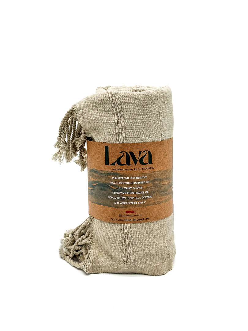 Turkish beach towel - sand beige